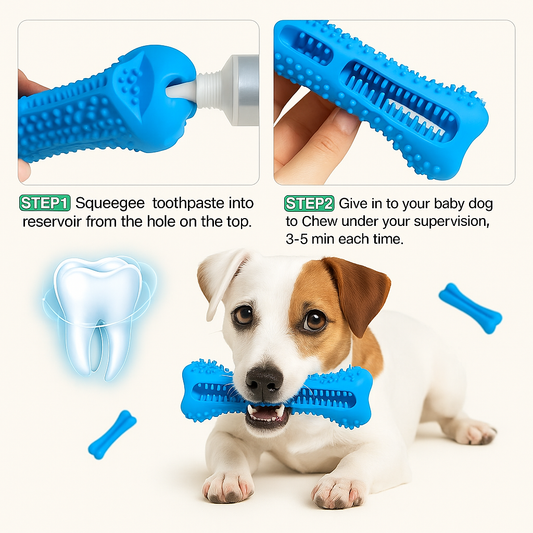 Dog toothbrush toy