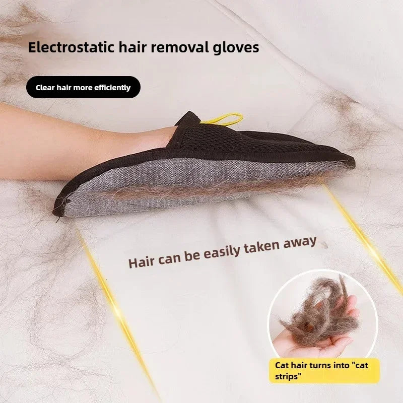 Pet Hair Removal Glove – Quick & Reusable Cleaner for Dog & Cat Hair